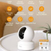 IMOU DK2 IPC-DK2-2H1W-AE 1080P Indoor 360° Security Camera with Night Vision & Two-Way Talk