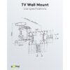 Goobay WH FULLMOTION OLED TV Wall mount L (32-65") 49956 - Black