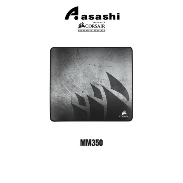 CORSAIR MM350 Premium Anti-Fray Cloth Gaming Mouse Pad (450mm x 400mm x 5mm) CH-9413561-WW
