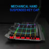 AULA F2023 RGB Gaming Keyboard Wired Membrane Switch Mechanical Feeling Aluminum Backplate Metal