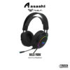 AULA F606 Over-Ear Wired Gaming Headset with Microphone for PC Laptop Phone USB RGB Lighting Power Bass