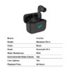 Vinnfier VF Momento Pro 6 ANC ENC TWS Wireless Bluetooth Earphones Stereo call power Touch Headset