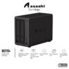 Synology DS723+ 2-Bay NAS Storage (AMD Ryzen R1600 Dual Core 2.6Ghz up to 3.1GHz, 2GB DDR4 ECC , 2 x GbE)