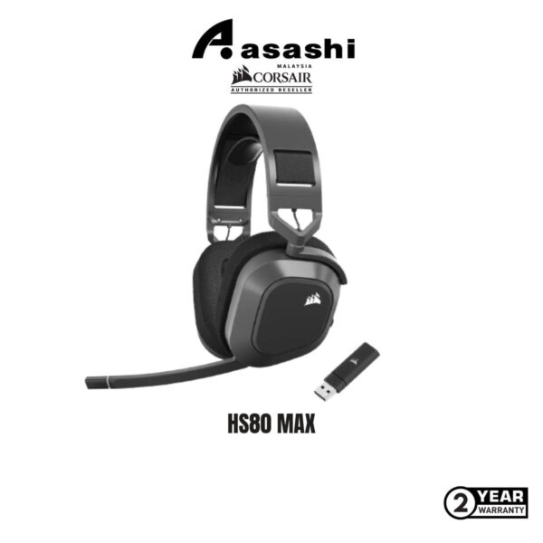 CORSAIR HS80 MAX Wireless Gaming Headset CA-9011295-AP Carbon / CA-9011296-AP White