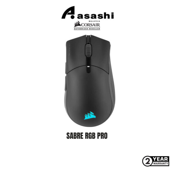 Corsair Sabre RGB Pro Wireless Champion Series Ultra-Lightweight FPS/MOBA Gaming Mouse CH-9313211-AP