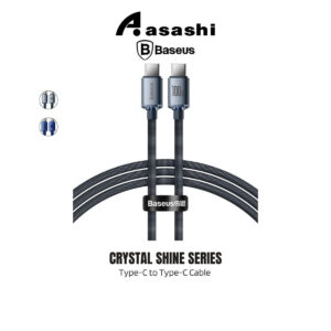 Baseus Crystal Shine Series Fast Charging Data Cable 100W 1.2m Type-C to Type-C