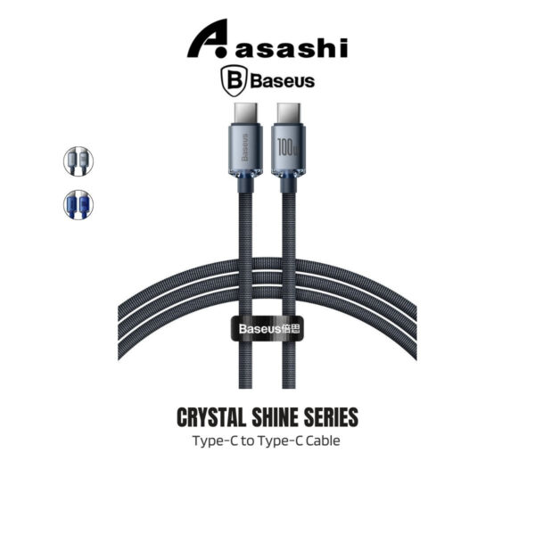 Baseus Crystal Shine Series Fast Charging Data Cable 100W 1.2m Type-C to Type-C