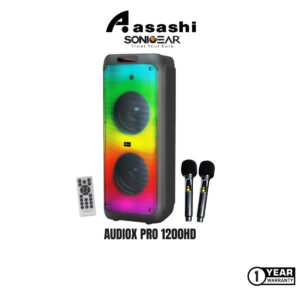 34c02bd46b3fd9a131c8d19f90e308f5.jpeg SonicGear Audiox Pro 1200 HD Bluetooth 5.3 Outdoor Event Speaker with 2 Wireless Mic