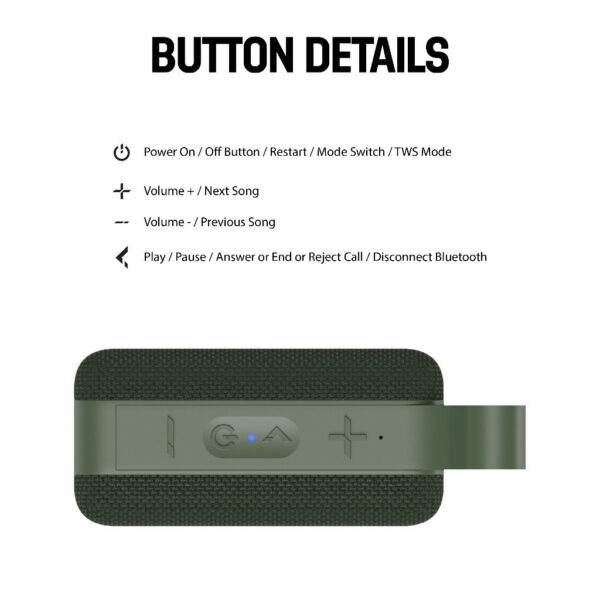 Vinnfier VF NeoBoom Xtreme 500 MAX 20W Portable Bluetooth Speaker IPX5 Waterproof Spaeaker USB Pendrive Type C Charging