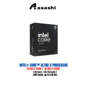 3d6397e959cfc783f7116095e83472c7.jpeg INTEL CORE ULTRA 5 245K / ULTRA 5 245KF 24M Cache, up to 5.20 GHz LGA1851 PROCESSOR