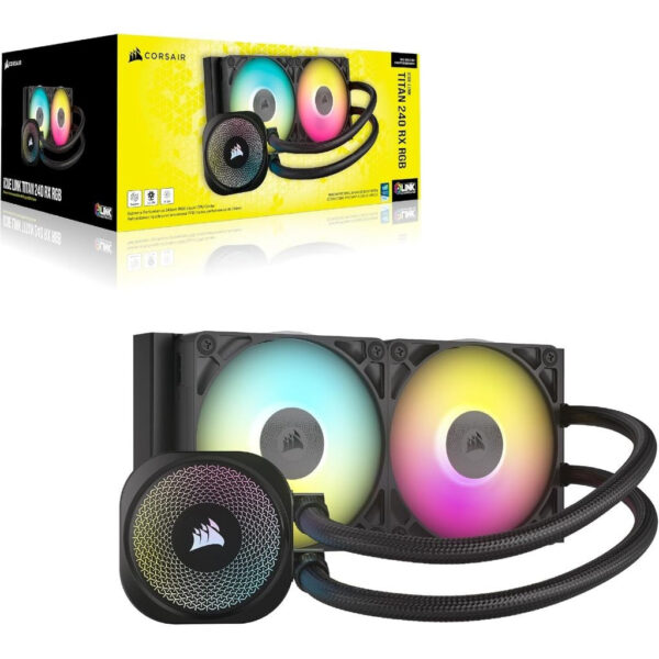 Corsair iCUE LINK TITAN RX 240 | TITAN RX 360 RGB AIO Liquid CPU Cooler