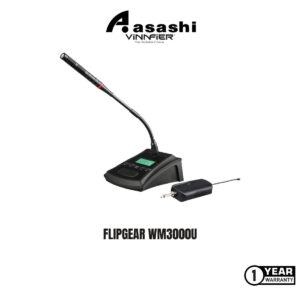 3e9d06e18eb49b2d1e9d8b23ef441d44.jpeg Vinnfier FlipGear WM3000U Professional Universal UHF Wireless Conference Microphone