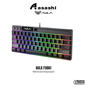 409e479a7c32c883920f0c4db8b623e0.jpeg AULA F3061 61Keys Wired RGB Gaming Keyboard Membrane Keyboard USB Interface to Connect Computer/Notebook Mobile Phone Gr