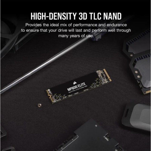 Corsair Force MP600 Elite 1TB / 2TB M.2 2280 PCIE Gen4 x4 NVMe SSD with Heatsink / without Heatsink
