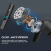 Vinnfier VF Momento Pro 6 ANC ENC TWS Wireless Bluetooth Earphones Stereo call power Touch Headset