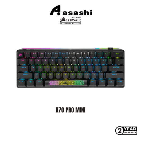 Corsair K70 PRO MINI WIRELESS RGB 60%, CHERRY MX Red CH-9189010-NA / CH-9189110-NA
