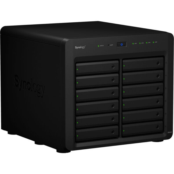 Synology Diskstation DS2422+ 12-Bays NAS Server (AMD Ryzen V1500B 2.2Ghz Quad Core Processor, 4GB DDR4 ECC RAM, 4 x Gbe Lan Port)