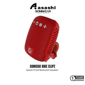 5acb6a72105a138c00eaf8afadfe0020.jpeg SonicGear Bike Clipz Bluetooth 5.3 | IPX 5 | Outdoor Cycling Speaker with Phone Answering