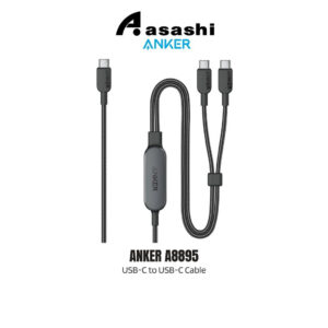 Anker 2-in-1 USB-C to USB-C Cable - 4ft / 140W A8895H11 / A8895
