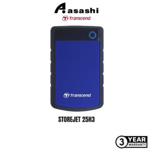 Transcend StoreJet 25H3 1TB / 2TB / 4TB Portable Hard Drive ( 25H3P | 25H3B | TS1TSJ25H3P | TS1TSJ25H3B )