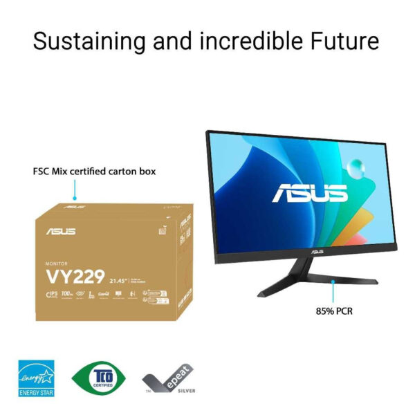 Asus VY249HF-R 23.8" IPS 100Hz 1ms MPRT FHD Gaming Monitor (HDMI 1.4 x1, Aux)