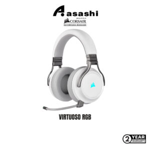 775acd8f136880c6e6585b87488ab220.jpeg CORSAIR Virtuoso RGB Wireless 7.1 Virtual Surround High-Fidelity Headphone, White (CA-9011186-AP)