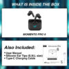 Vinnfier VF Momento Pro 6 ANC ENC TWS Wireless Bluetooth Earphones Stereo call power Touch Headset
