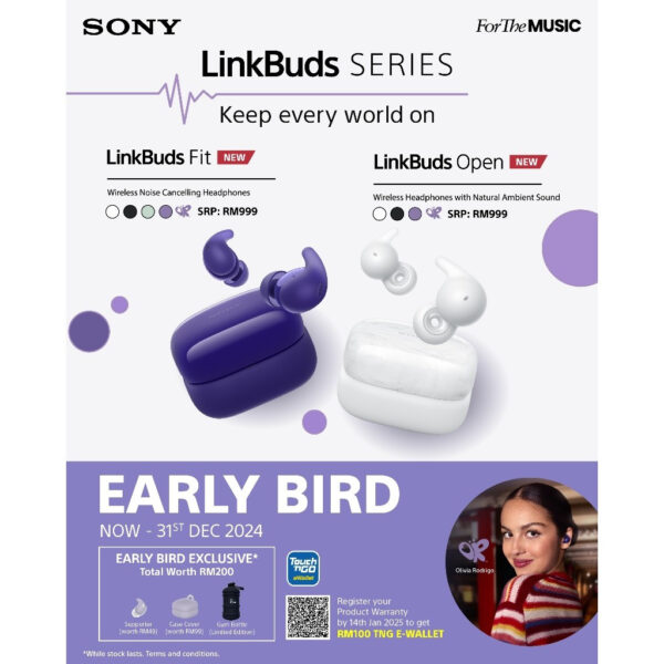 Sony LinkBuds Open WF-L910 True Wireless OpenEar Earbuds