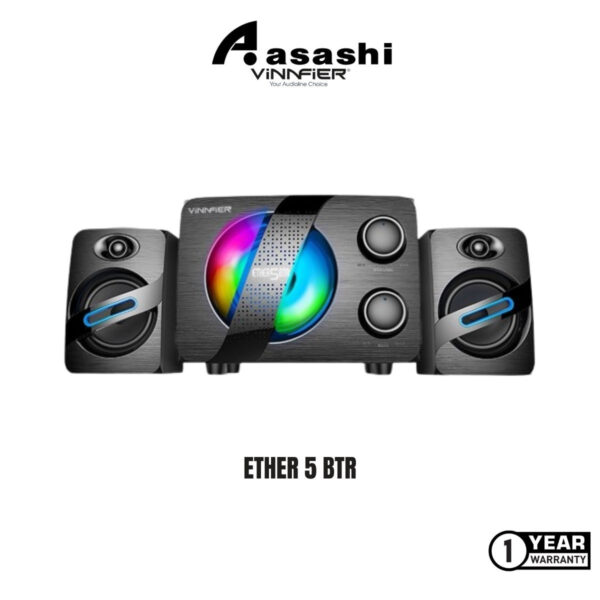 Vinnfier Ether 5 BTR 2.1 Speaker with Built in Bluetooth