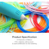MyFirst 3dPen Filaments 5 Colors Mega Pack For myFirst 3dPen/3dPen Dolphin - Cold / Warm