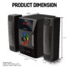 Vinnfier Xenon 9 BTRM 2.1 Speaker 200W Max Bluetooth Karaoke Speaker Subwoofer Micro SD Card USB drive RGB Light