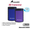 Transcend StoreJet 25H3 1TB / 2TB / 4TB Portable Hard Drive ( 25H3P | 25H3B | TS1TSJ25H3P | TS1TSJ25H3B )