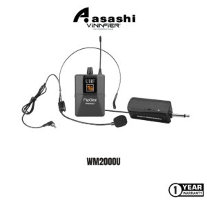 9edd61c761d6a12298f6ba2458c95f66.jpeg Vinnfier WM2000U Professional UHF HandsFree Wireless Microphone with Audio