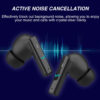 Vinnfier VF Momento Pro 6 ANC ENC TWS Wireless Bluetooth Earphones Stereo call power Touch Headset