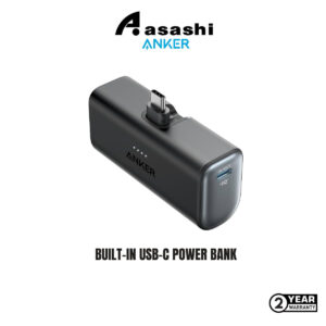 Anker Nano 5000mAH Power IQ 3.0 Power Bank (22.5W, Built-In USB-C Connector) A1653