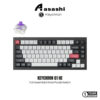 Keychron Q1 HE ANSI 75% layout 82 Key Full Assembled Knob Purple RGB Hot-Swap BT/2.4GHz/Wired Hall effect keyboard