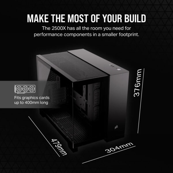 Corsair 2500X Mid-Tower Dual Chamber PC Case