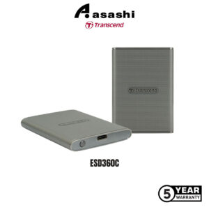 Transcend ESD360C 1TB / 2TB / 4TB USB3.2 Gen2 x2 Type-C Portable SSD (Up to 2000MB/s Read Speed,2000MB/s Write Speed)