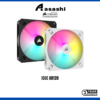 Corsair iCUE AR120 Digital RGB 120mm PWM Fan, Single & Triple, Black & White