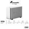 Synology DS223j 2-Bay NAS Storage (Realtek RTD1296 Quad Core 1.4 GHz, 512MB DDR4, 1 X 1GbE)