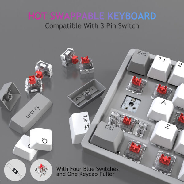 cb1eefe768626fb5f01e06d933be8dd3-4.jpeg AULA F3261 Mechanical Gaming Keyboard 61 Keys Compact Hot Swappable RGB Backlight