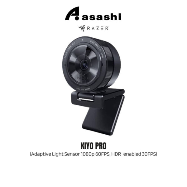 Razer Kiyo Pro (Adaptive Light Sensor 1080p 60FPS, HDR-enabled 30FPS) RZ19-03640100-R3M1