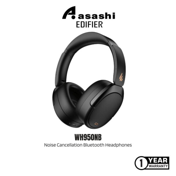 Edifier WH950NB -45dB Noise Cancellation Headphones - Bluetooth V5.3 | Hi-Res Audio | LDAC | Edifier Connect