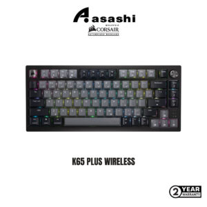 f29331c477addfa2c5bee57735fd8e95.jpeg CORSAIR K65 PLUS WIRELESS 75% RGB Mechanical Gaming Keyboard, MLX Red (Linear) / MLX Fusion (Tactile)