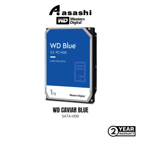 Western Digital WD 1TB / 2TB / 3TB / 4TB / 6TB 3.5" Caviar Blue 5400RPM / 7200RPM,32MB / 64MB SATA HDD WD5000AZLX