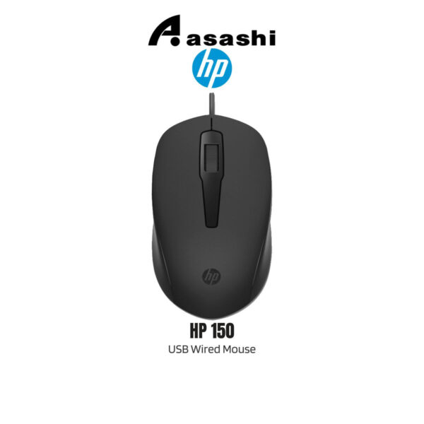 HP 150 USB Wired Mouse (240J6AA) - A-sashi Technology