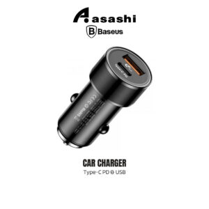 Baseus CAXLD Small Screw Type-C PD & Usb 36W Quick Charge Car Charger