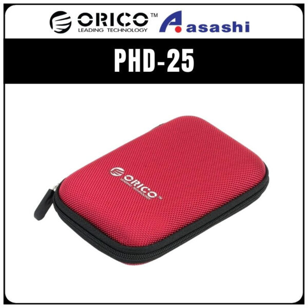 ORICO Hard disk pouch -  PHD-25 Black Red Blue