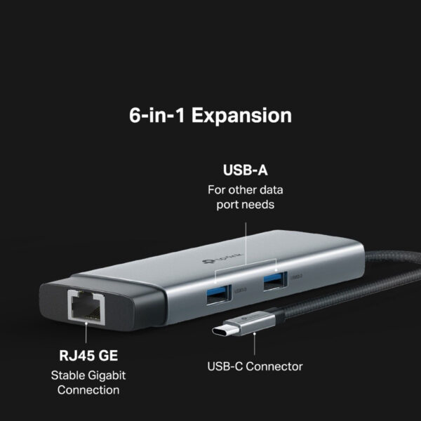 TP-Link UH6120C USB Type-C 6-Port Hub