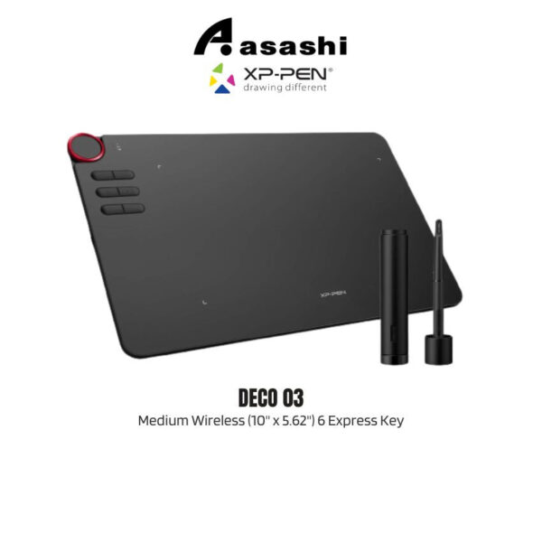 XP-PEN Deco 03 Medium Wireless (10" x 5.62") 6 Express Key XP PEN